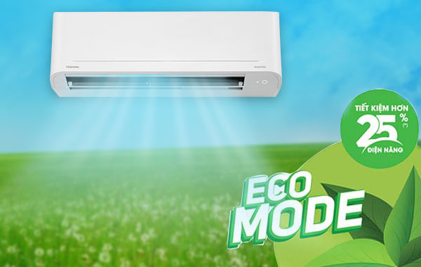 Máy lạnh Toshiba RAS-H13S4KCV2G-V - Chế độ Eco giảm hao phí điện năng đến 25%